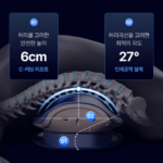 스트레칭부터 온열·EMS까지 한 번에 활용하는 무선 허리 마사지기 SL25EQ01 상품 이미지 2
