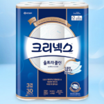 도톰하고 부드러운 3겹 화장지 크리넥스 울트라클린 30롤 제품 이미지