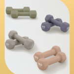 집에서 팔뚝살 운동 시작할 때 코멧 스포츠 프리미엄 논슬립 홈트 아령 덤벨 3kg 2개 제품 사진