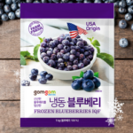아침 요거트와 스무디에 간편하게 넣는 곰곰 냉동 블루베리, 1kg, 1개 냉동과일 제품사진