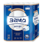 도톰하고 부드러운 3겹 화장지 크리넥스 울트라클린 30롤 제품 이미지 2