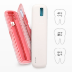 아이리버 휴대용 UV 칫솔살균기 USB 충전 여행용 밀키화이트 TBS-100 S2 제품 사진 2