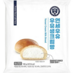 달달한 오후 간식 찾는다면 먹기 좋은 연세우유 부드러운 우유생크림빵 디저트 간식 130g 3개 제품 사진 2