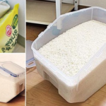 쌀봉투 그대로 두기 찝찝할 때 락앤락 쌀통 10kg HPL510 깔끔한 쌀 보관 제품사진 3