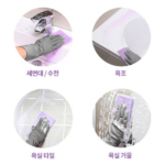 욕실 물때와 비누때 청소 힘들 때 스카치브라이트 베이킹소다 욕실청소 크린스틱 시트형 세정제 60매 1개 제품 사진 4