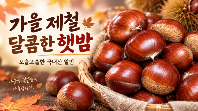 가을 간식 찾을 때 삶아 먹기 좋은 국내산 햇 알밤 생밤 가을 간식 특 사이즈 1kg