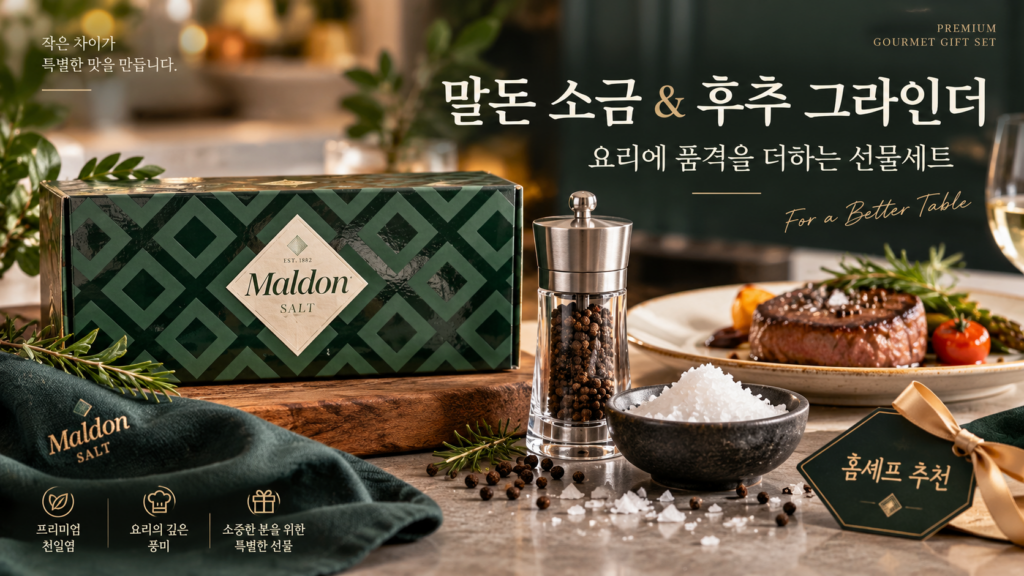 추석선물 말돈 소금 후추 추천 선물세트 제품 이미지