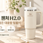 [텀블러 추천] 스탠리 퀜처 H2.0 손잡이 빨대 대용량 텀블러 887ml 대표 이미지