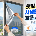 커튼 치지 않아도 밖에서 집 안 보이는 걱정 줄여주는 물로 붙이는 무점착 창문 사생활 보호필름 햇빛 가리개 대표 이미지