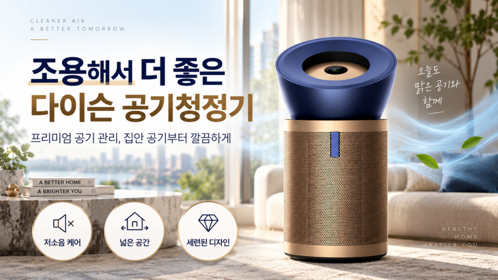 다이슨 빅+콰이엇 프리미엄 대형 공기청정기 BP04 넓은 거실 미세먼지와 생활냄새 걱정 줄여주는 대형 공기청정기 제품 이미지