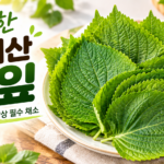 국내산 깻잎 신선채소 쌈·반찬용 60g 대표 이미지